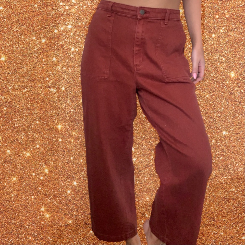 Wide leg jeans